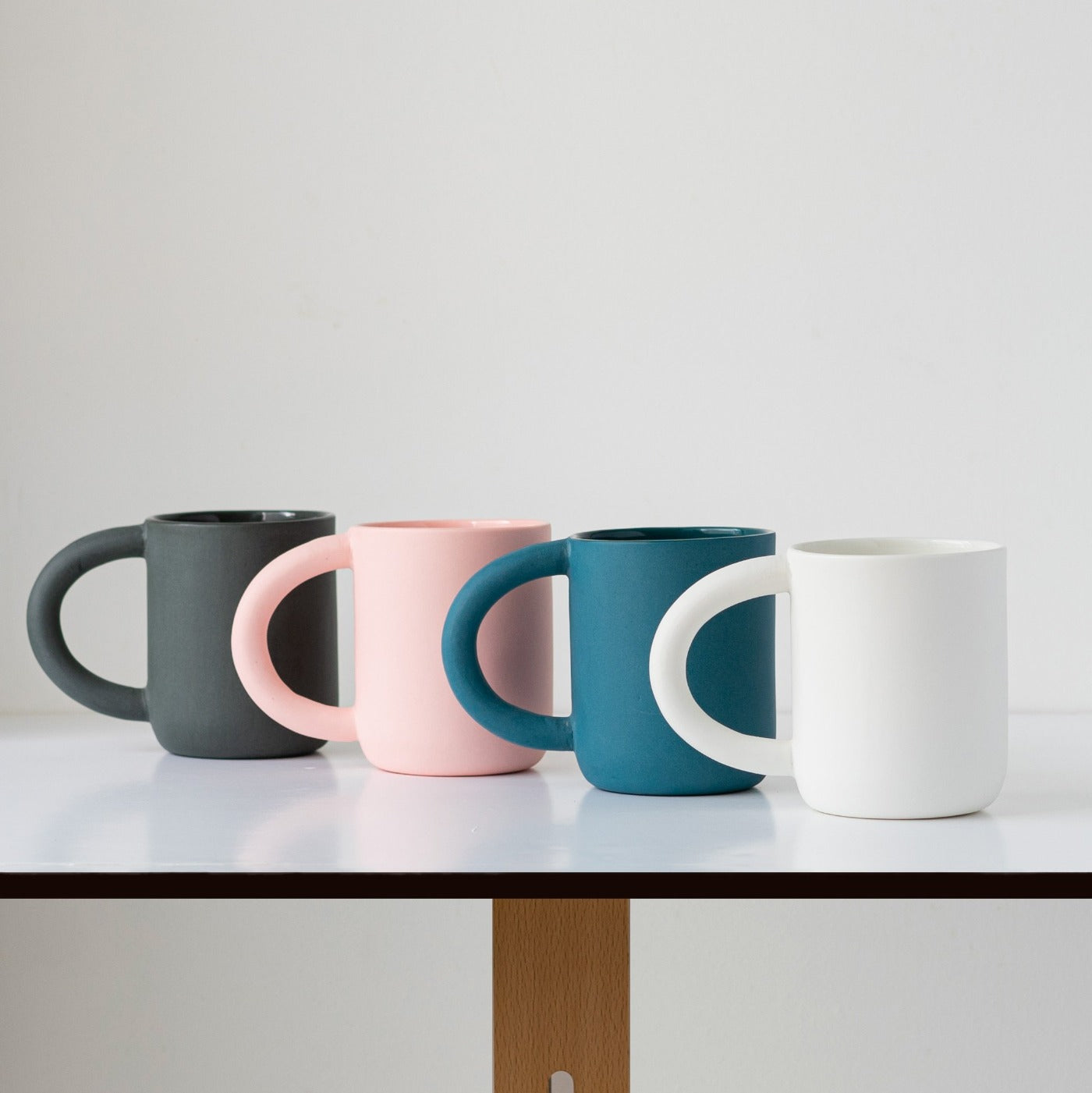 laureanne kootstra design hand made ceramic white porcelain mug