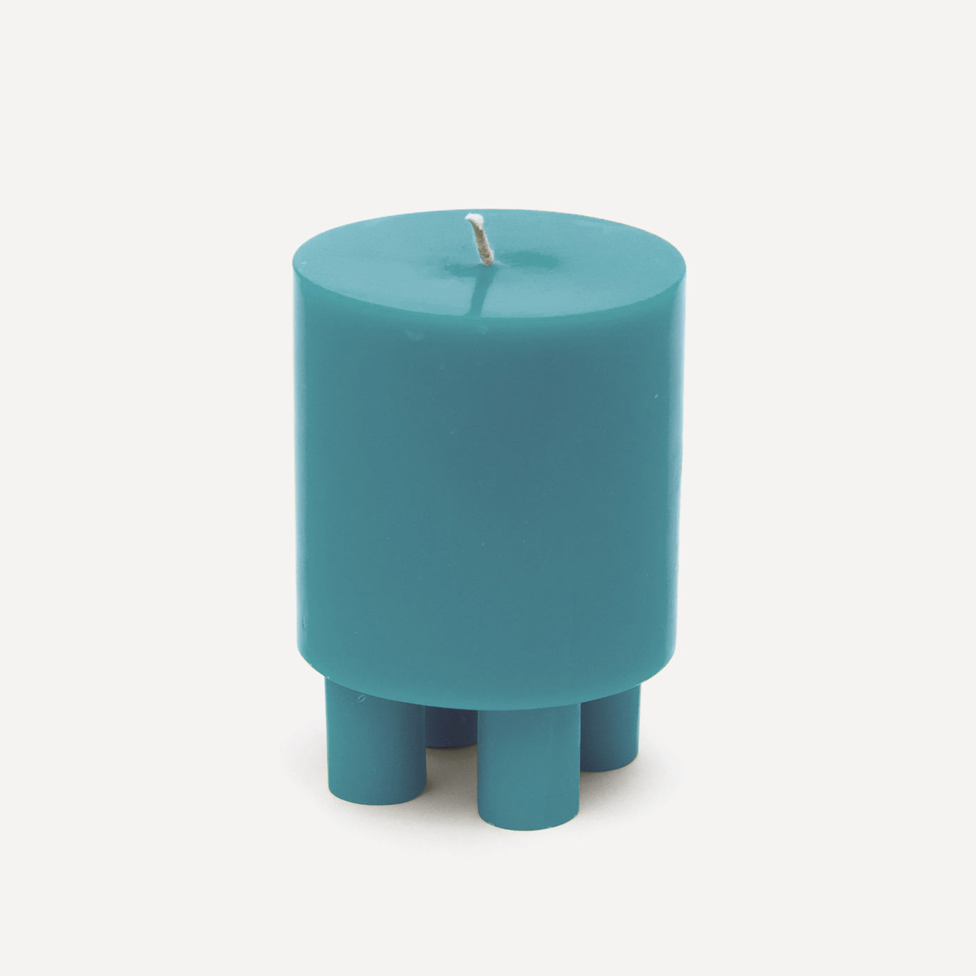 Stack Candle Prop, shaped candles by Yod and co in turquoise