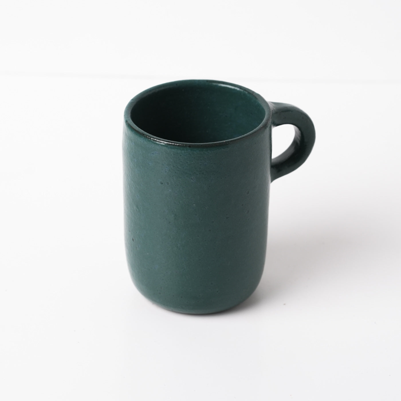 Emerald Green ceramic mug by Gaëlle Le Doledec