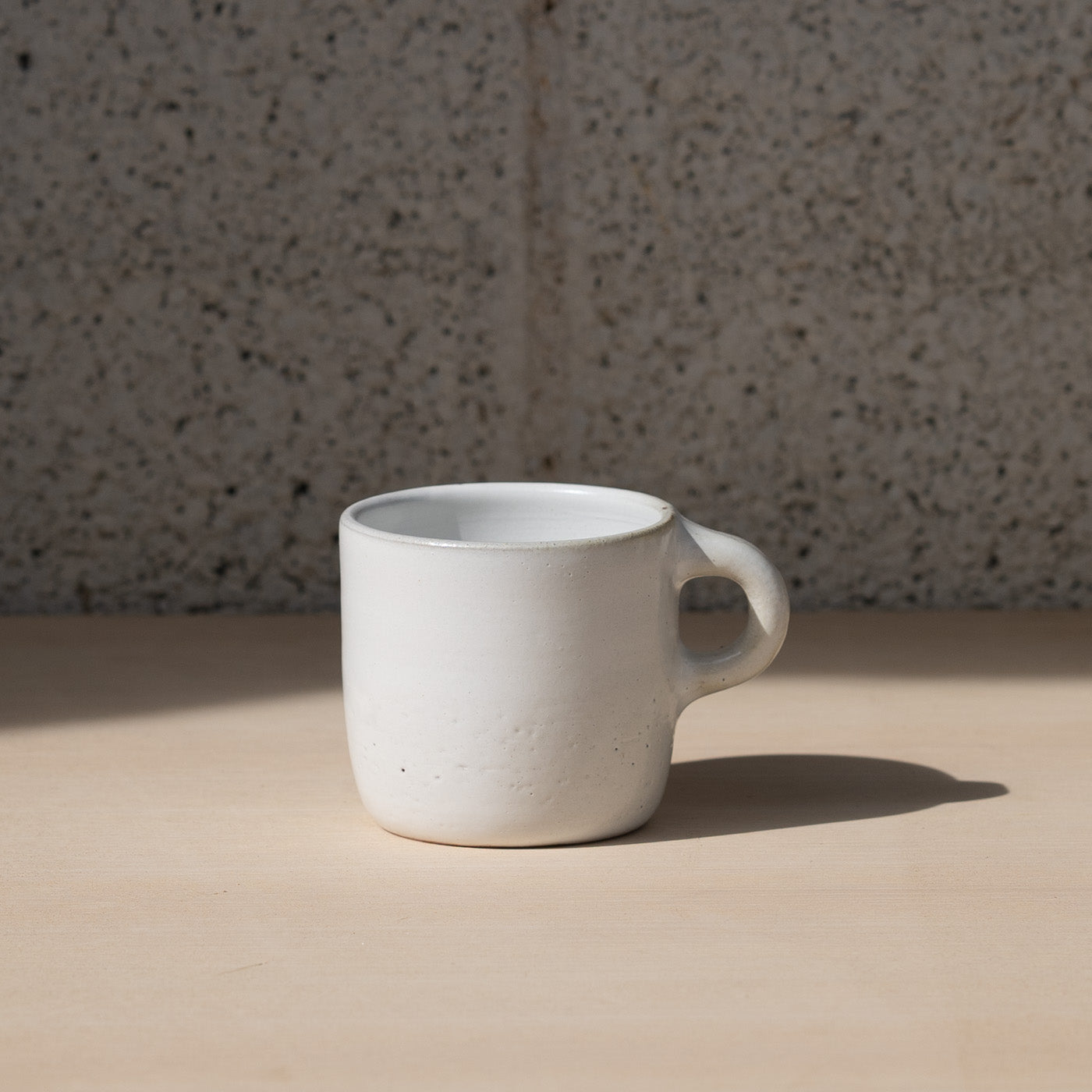 Ivory White ceramic mug by Gaëlle Le Doledec