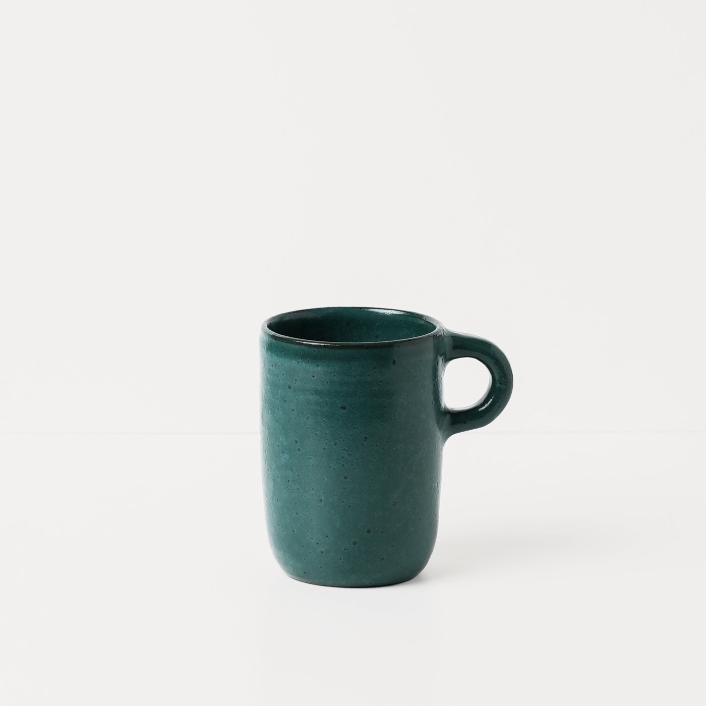 Emerald Green ceramic mug by Gaëlle Le Doledec